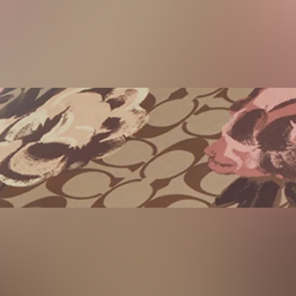 New coach Mini Umbrella In Signature Rosette Print - Picture 5 of 5
